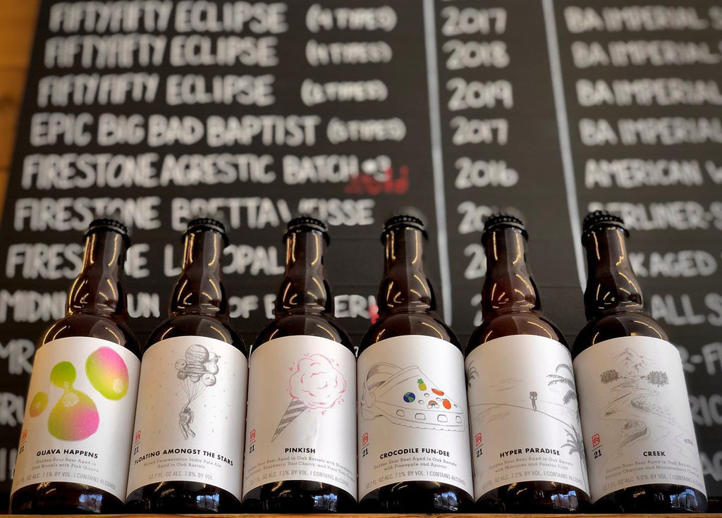 Rare Barrel Sour Craft Beer Lineup shown at Ale Tales Albany